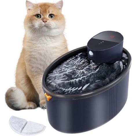 Kabelloser Katzenbrunnen 3L – Leise, automatisch, mit Bewegungssensor und Filter (1/5)