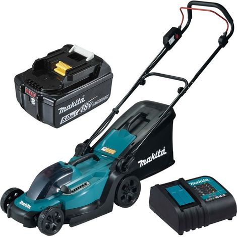 Makita DLM330 18v LXT Cordless Lithium Battery Lawn Mower 33cm + 1x5ah Battery (1/5)