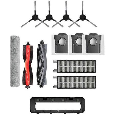 13 pièces de rechange pour aspirateur Dreame Mova G30/G30 Pro/G30 Ultra : brosse, sac à poussière, filtre HEPA et chiffon de nettoyage à chenilles. (1/5)