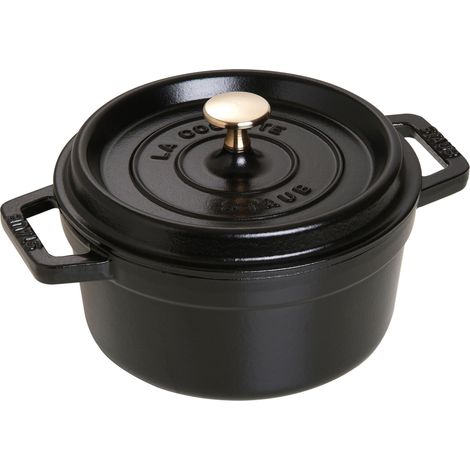 Staub Casseruola Rotonda, Nero, 20 cm (1/4)