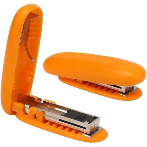 Mini agrafeuse,Fournitures Scolaires étudiant,agrafeuse de Poche Portable,Mini agrafeuse de Bureau Pliable,pour Maison,Bureau,École (1/4)