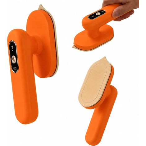 Fer à Repasser de Voyage sans Fil Mini, Fer Portable Pliable pour Vêtements et Couture, 3 Réglages de Température, Chauffage Rapide en 5 Secondes, Rechargeable pour Maison et Voyage (1/5)