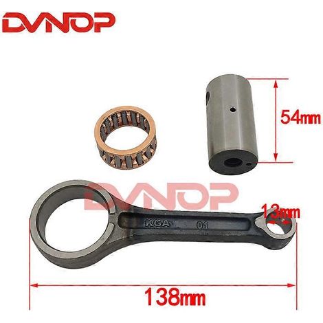 Bielle de vilebrequin à axe de 13 mm pour moto Honda CG125 150cc CG 150 avec roulement à aiguilles (axe de piston 13 mm) (1/4)