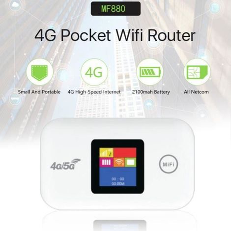 1 Routeur 4G LTE, emplacement carte SIM, débit 150 Mbps, bandes B1/3/5/40, pour 10 utilisateurs (1/3)