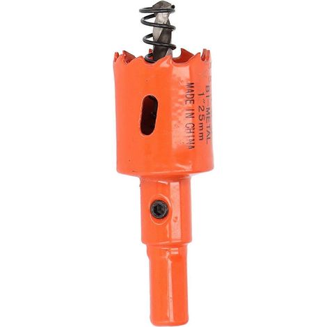 Bimetall-Lochsägebohrer aus Hochleistungsschnellstahl mit Dorn für Holz und Metall, 1 Zoll (25 mm)
