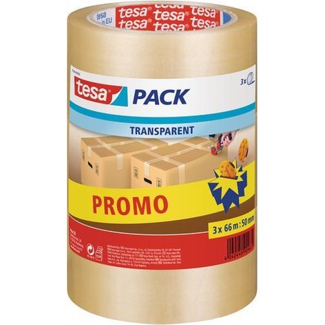 tesa 57008-00000-02 Nastro adesivo tesapack® Trasparente (L x L) 66 m x 50 mm 1 pz. (1/4)