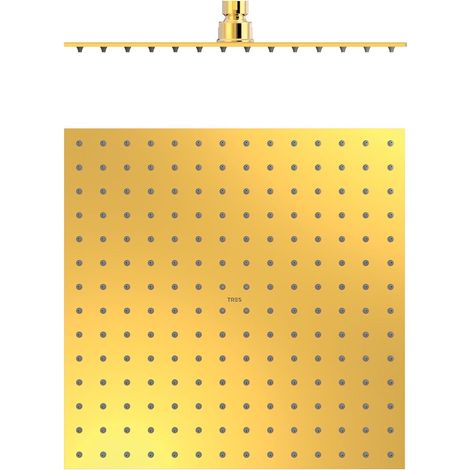 TRES 134315012OR COMPLEMENTOS DE DUCHA Rociador De Ducha Color Oro 24K - ref: 134315012OR