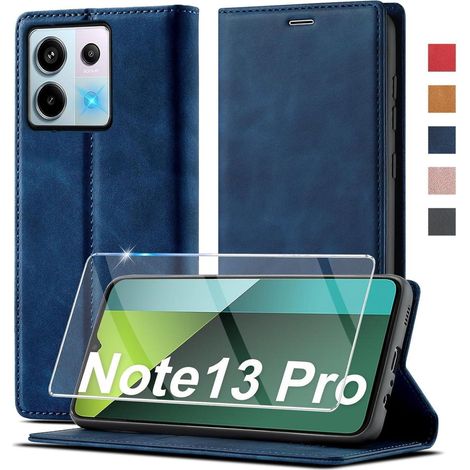 Coque portefeuille en cuir pour Xiaomi Redmi Note 13 Pro 5G / Poco X6 Pro 5G, avec béquille et porte-cartes (1/5)