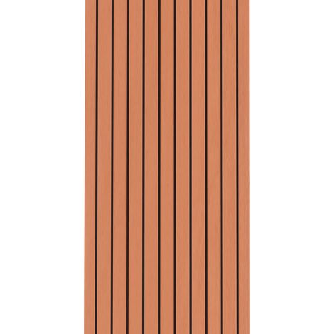 Tapis de sol bateau marine EVA antidérapant revêtement pont 240x60cm marron clair noir (1/5)