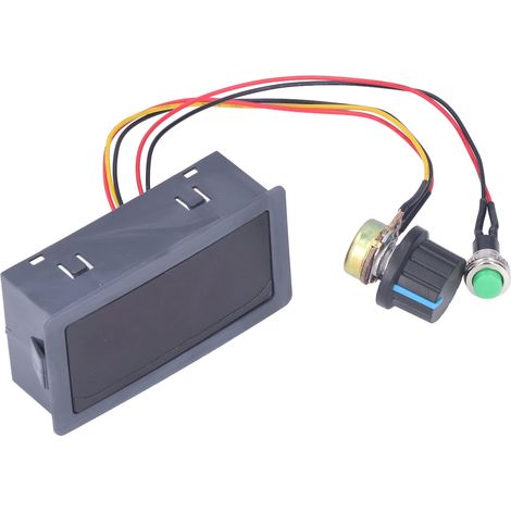 Digitaler PWM-Drehzahlregler für Gleichstrommotoren, 0,56-Zoll-LED-Anzeige, stufenloser Regler mit Schalter (1/5)