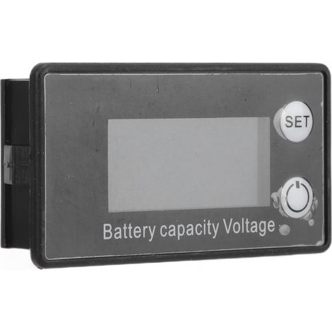 Voltmètre numérique LCD couleur portable testeur de capacité batterie pour vélo électrique, DC 8-100V, indicateur de tension avec écran rétroéclairé (1/5)