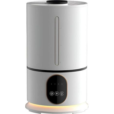 Humidificador de 4 litros, gran emisión de vapor, para el hogar o la oficina, USB, alta frecuencia, ambiente colorido, luz nocturna. (1/4)