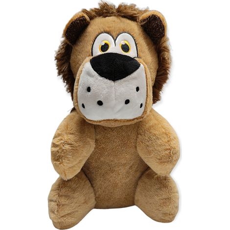 Peluche Henny Lion couleur brun 37cm jouet pour chien - Flamingo