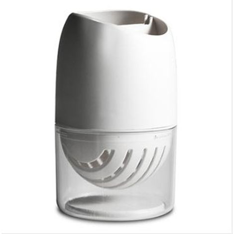 Égouttoir à vaisselle blanc, boîte de rangement, porte-couverts, plateau en plastique pour couteaux et baguettes de cuisine (1/5)
