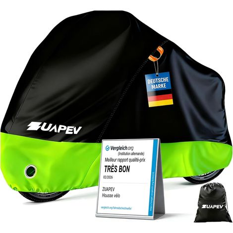 Outdoor Bicycle Cover, Waterproof 210D Bicycle Tarpaulin, Rain Cover for 1 Racing/Road/Mountain Bike/Electric/City/Child (1/5)