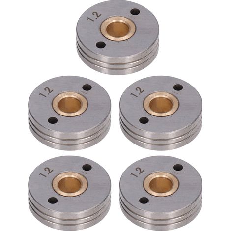5 Galets d'avance fil MIG GMAW roue d'entraînement soudeur pour BINZEL 15AK 24KD 36KD, rouleau de guidage, pack de 5 pièces (1/5)