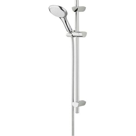 Bristan Evo Adjustable Shower Rail Kit Single Function Handset - Chrome (1/2)