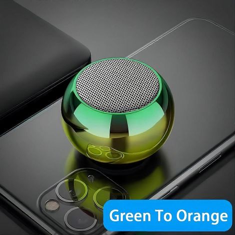Enceinte sans fil portable avec caisson de basses intégré, mini enceinte Bluetooth 5.0 compacte pour TV, PC, smartphones, fêtes en extérieur (1/5)