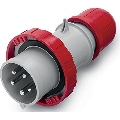 Connecteur industriel Scame Mâle, 3P + N + E, 16A, 415 V, Montage sur câble ( Prix pour 1 ) (1/2)