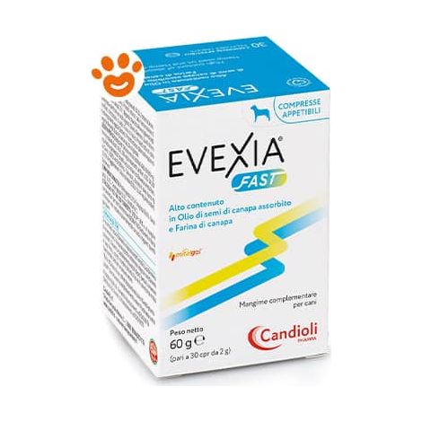 Candioli Dog Evexia Fast New in Compresse - Confezione 30 Compresse -