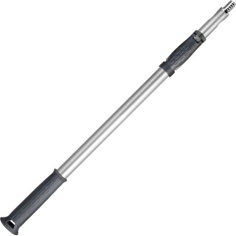 L'Outil Parfait – Perche télescopique vissable 2x1.0m – Embout aluminium vissable – Tubes en aluminium très résistant – Poignée caoutchoutée antidérapante