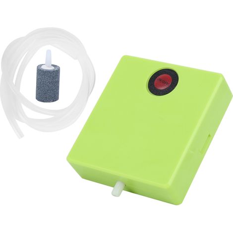 Mini pompe à oxygène pour aquarium, portable, fonctionnant sur piles, aérateur d'air pour aquarium. (1/5)