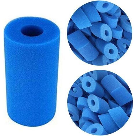 Intex Typ A Poolfilter, Typ A Filterschwamm, wiederverwendbarer waschbarer Schaumstoff-Poolfilter, Kartuschenschwammfilter, Intex Typ A wiederverwendbarer Spa-Filter (1 Stück - Typ A)