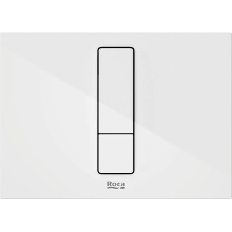 Plaque de commande WC ROCA Duplo Ps4 blanc