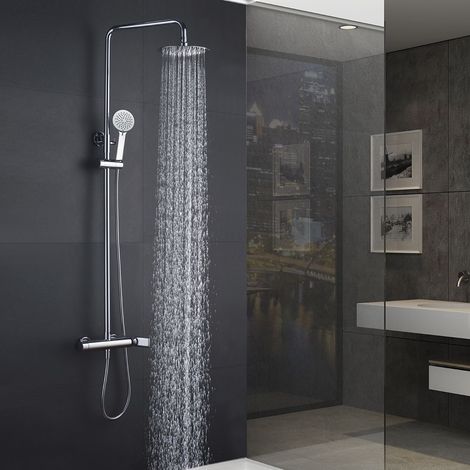 IMEX Miscelatore lavabo monocomando in ottone e zama cromata cartuccia ceramica Ø35 mm tubi flessibili 38 cm Nassau (1/2)
