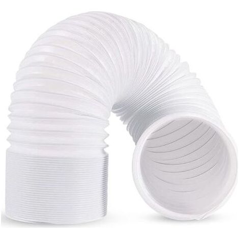 Tuyau Climatiseur Mobile 2m, Tuyau d'Évacuation Climatiseur en Matièrè PP 5,9 Pouces de Diamètre avec Longueur de 200cm Tube climatiseur Mobile rallonge