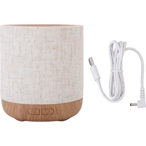 Diffuseur huile essentielle USB faible bruit 200ml – Aromathérapie veilleuse abat-jour tissu maison salle bain commercial, parfum (1/5)