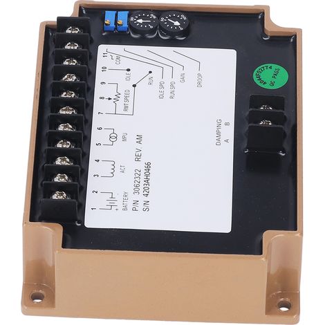 Régulateur de vitesse pour groupe électrogène diesel 3062322, régulateur électronique à faible bruit et résistant aux interférences (1/5)