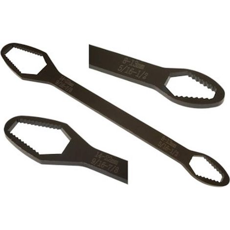 Clé Multi-Fonction 260 mm 8-22 mm - Noir - Pratique et Polyvalente - Usage Professionnel - Beast (1/5)