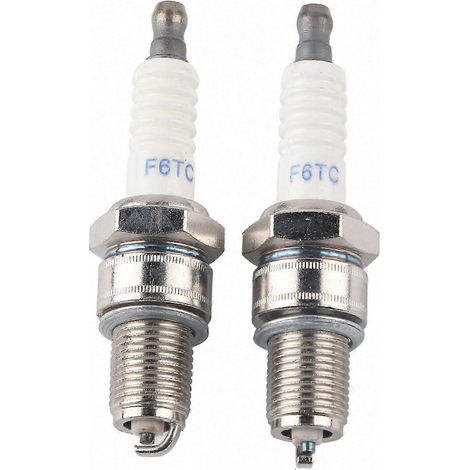 2PCS Bougie F6RTC Compatible MTD 95110292 75110292 Moteur Torch 131039 Tondeuse (1/4)