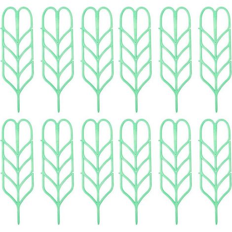 Tuteur pour plantes grimpantes, 12 mini-pots pour plantes d'intérieur. Insert en plastique pour pot de jardin. (1/5)