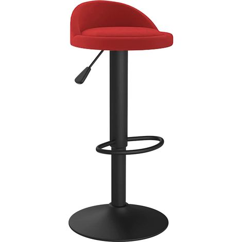 Maison Exclusive - Barhocker Weinrot Samt (1/5)