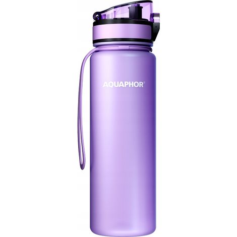 Bouteille filtrante Aquaphor City 500 ml à la lavande (1 cartouche) (1/5)