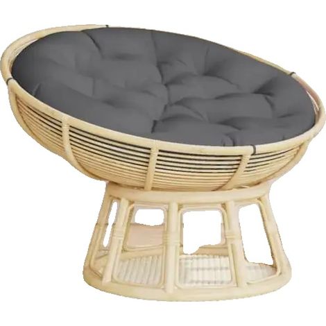 Cojín de asiento, material transpirable, construcción duradera, color antracita. (1/2)