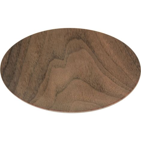 Assiette plate effet bois MOOD