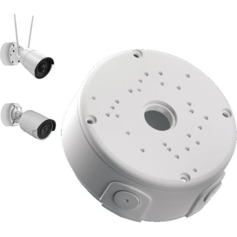 120mm deep basic junction box for security cameras, cable management box for dome and bullet CCTV IP cameras, mounting box for WiFi camera systems (1/5)