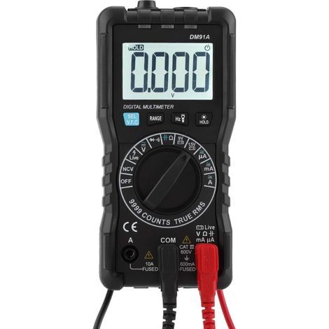 Multimètre, testeur de tension de haute précision, mesure de batterie à grande capacité utilisation professionnelle pour la mesure de fréquence électrique (1/5)