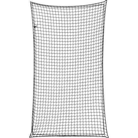 Anhängernetz mit schwarzer Gummischnur, 3,5 x 2 m, PP (1/5)