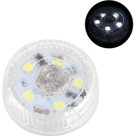 Lampe d'ambiance LED tactile sans fil pour voiture, haute luminosité, pile bouton intégrée (lumière blanche) (1/5)