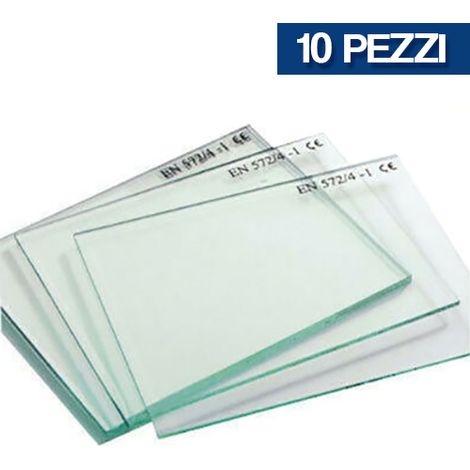 VETRI INCOLORE PROTETTIVO PER MASCHERA SALDATORE SALDARE MM 75X98 PZ 10 (18582)