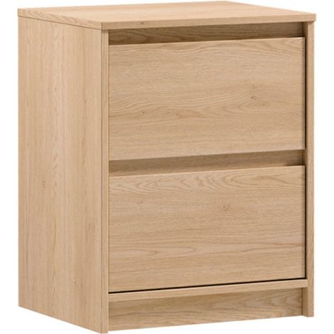 Nachttisch mit 2 Schubladen Beck Holz (1/3)
