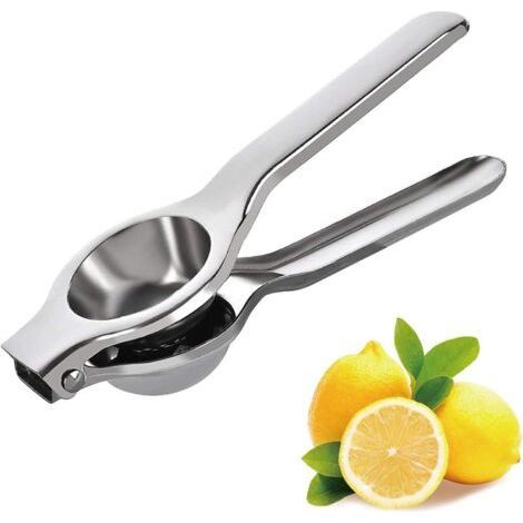 Heavy-duty stainless steel manual lemon squeezer (1/5)