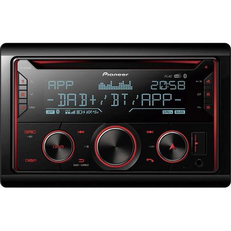 Pioneer FH-S820DAB Doppel-DIN Autoradio DAB+ Tuner, Bluetooth®-Freisprecheinrichtung, AppRadio (1/2)