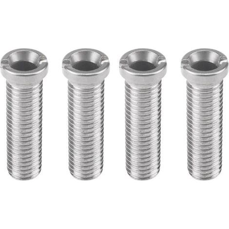 4PCS Stainless Steel Sink Basket Screws 45mm M12 Sink Basket Screws for Basin Strainer Plug - Silver (1/5)