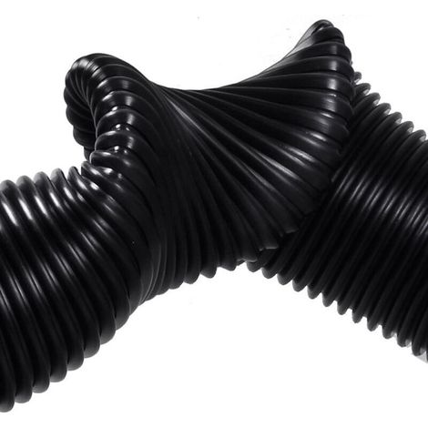 Meter langer Staubsaugerschlauch, 32 mm flexibler Staubsaugerschlauch, Schwarz, Einheitsgröße (1/5)