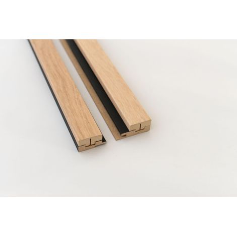 Forestea – Kit de profilés de finition Latt pour panneaux – Finition esthétique – Installation rapide et durable – Angles nets et esthétiques